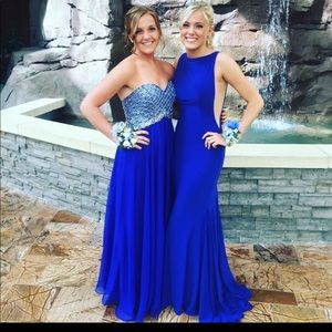 Prom dress on the right